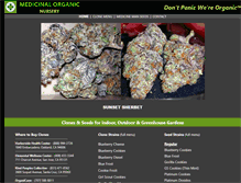 Tablet Screenshot of medicinalorganic.com